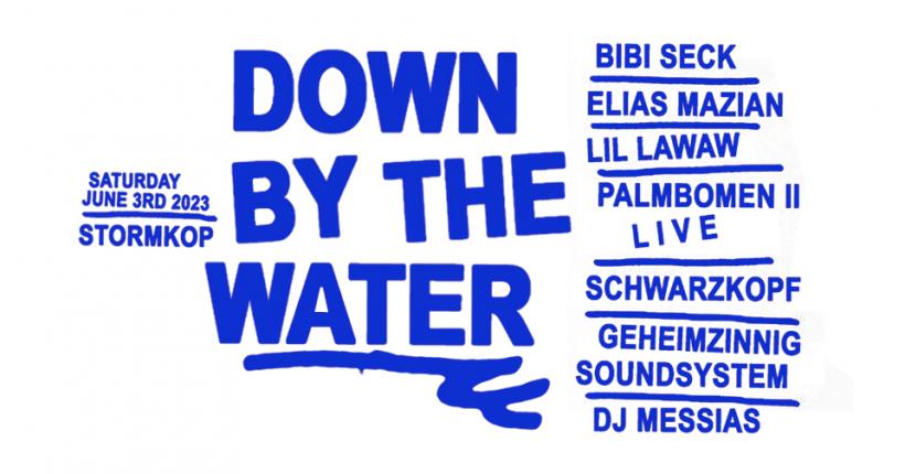 Header van het evenement down by the water