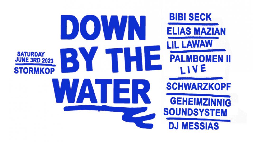 Header van het evenement down by the water