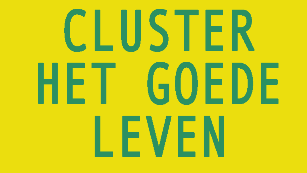 afbeelding van de cluster het goede leven 