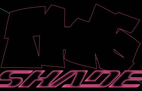 Banner van het event the shade 
